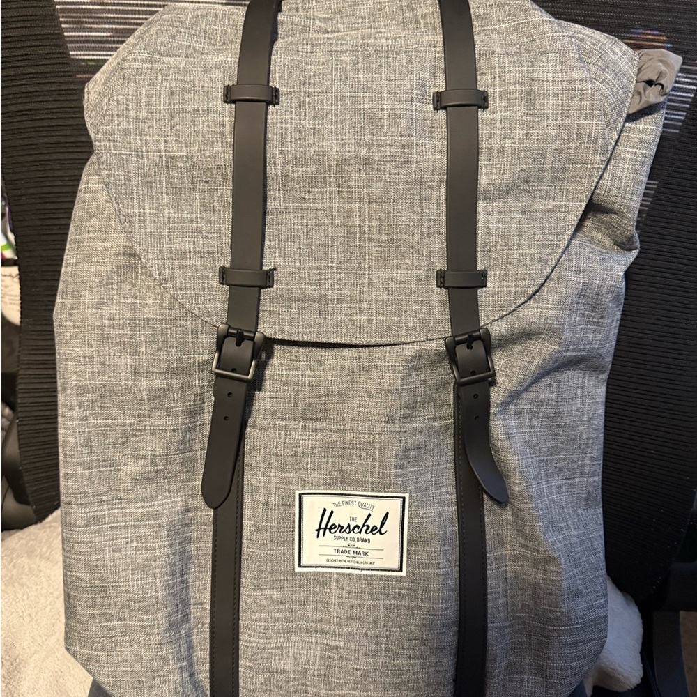 Herschel Supply Company Black and Gray Backpack